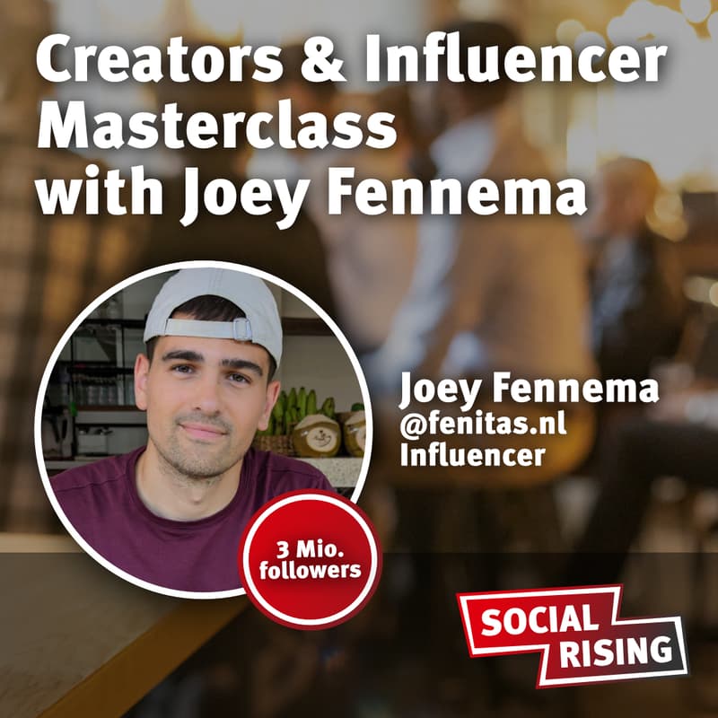 Cover Image for Creators & Influencer Masterclass with Joey Fennema (fenitas.nl)