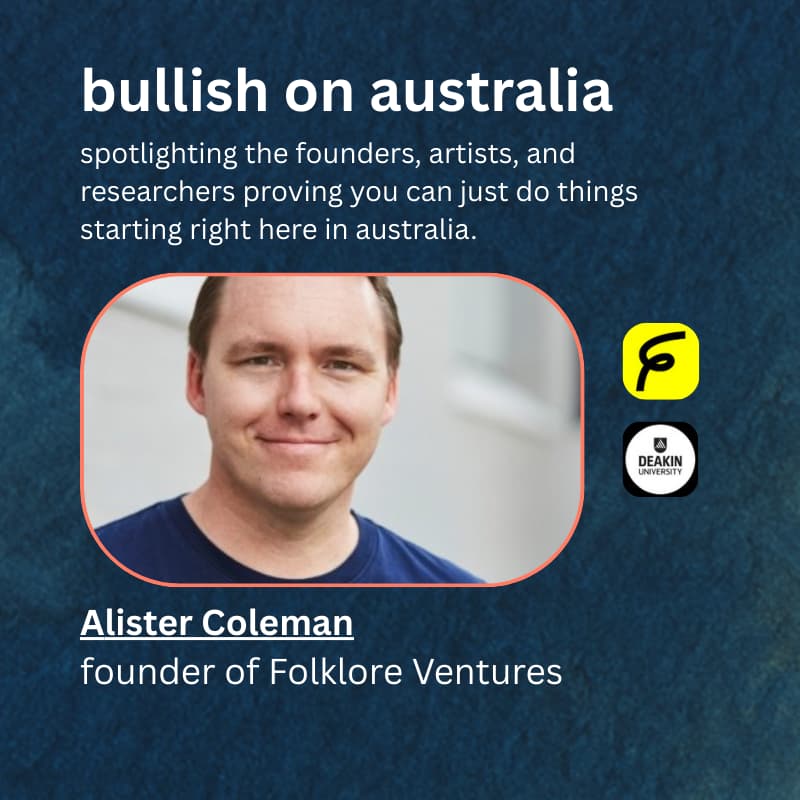 Cover Image for bullish on australia: founder of folklore ventures