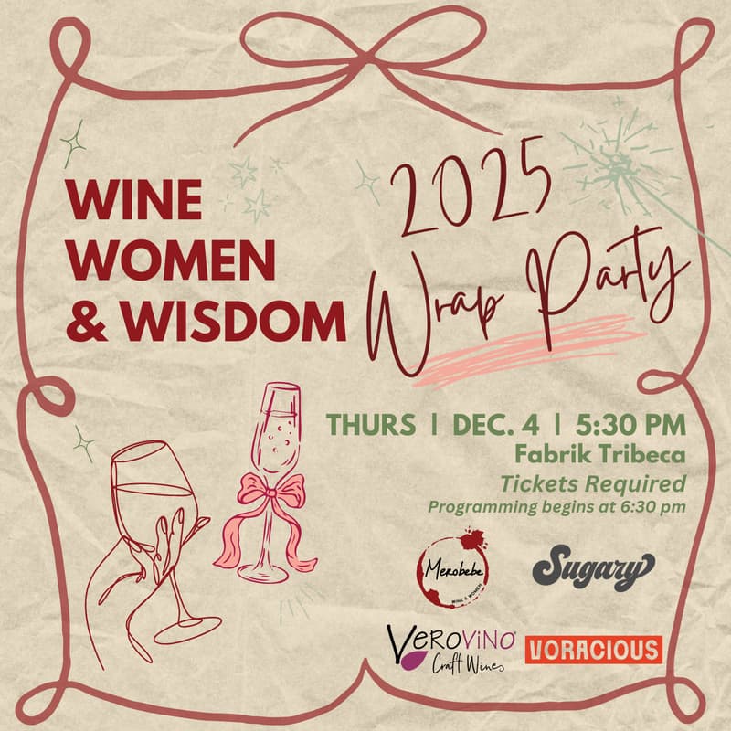 Cover Image for Wine, Women & Wisdom: 2025 Wrap Party  — Uncork, Connect, and Celebrate