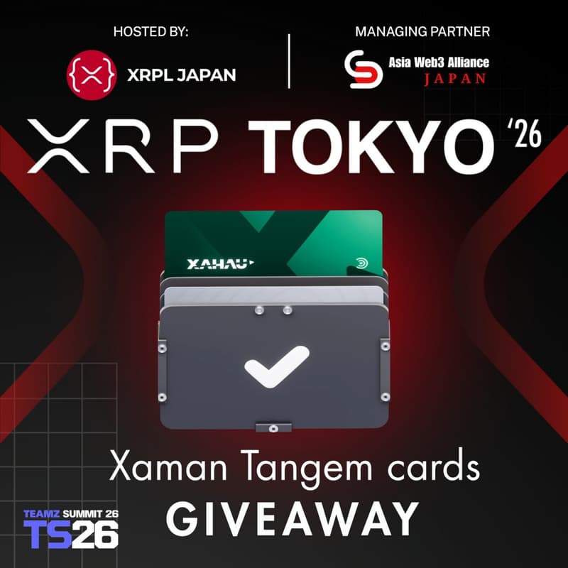 Cover Image for [XRP TOKYO] Xaman Tangem cards Giveaway