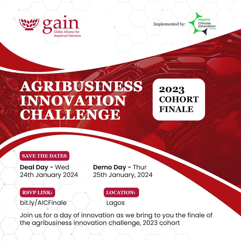 Cover Image for GAIN Agribusiness Innovation Challenge Demo Day