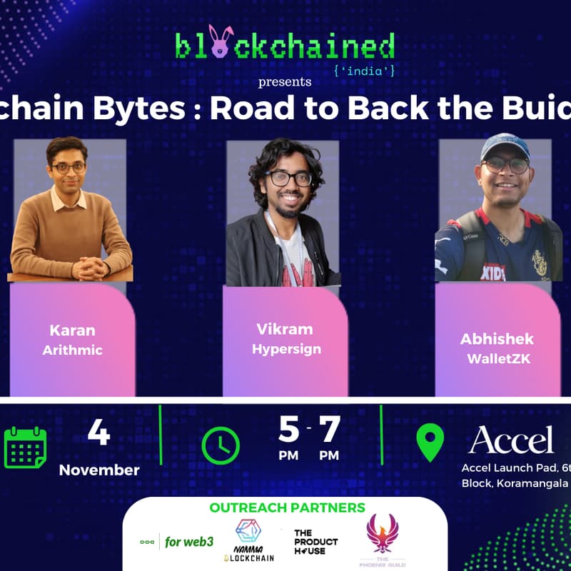 Cover Image for Blockchain Bytes : Road to Back the Buidlers 2.0