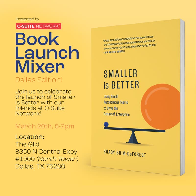 Cover Image for Smaller is Better Launch Mixer – Dallas