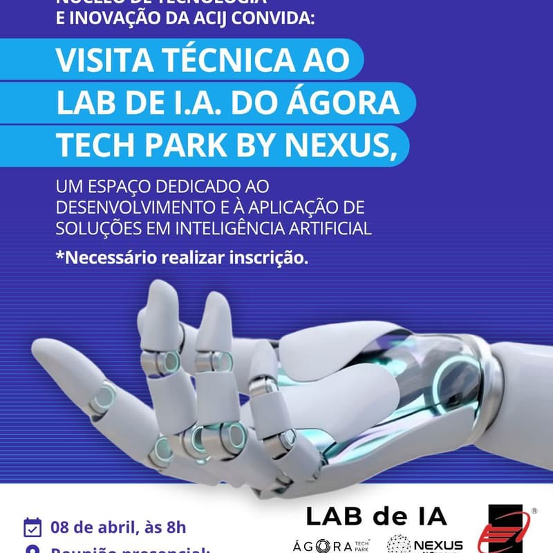 Cover Image for Visita técnica e reunião do NTI - ACIJ