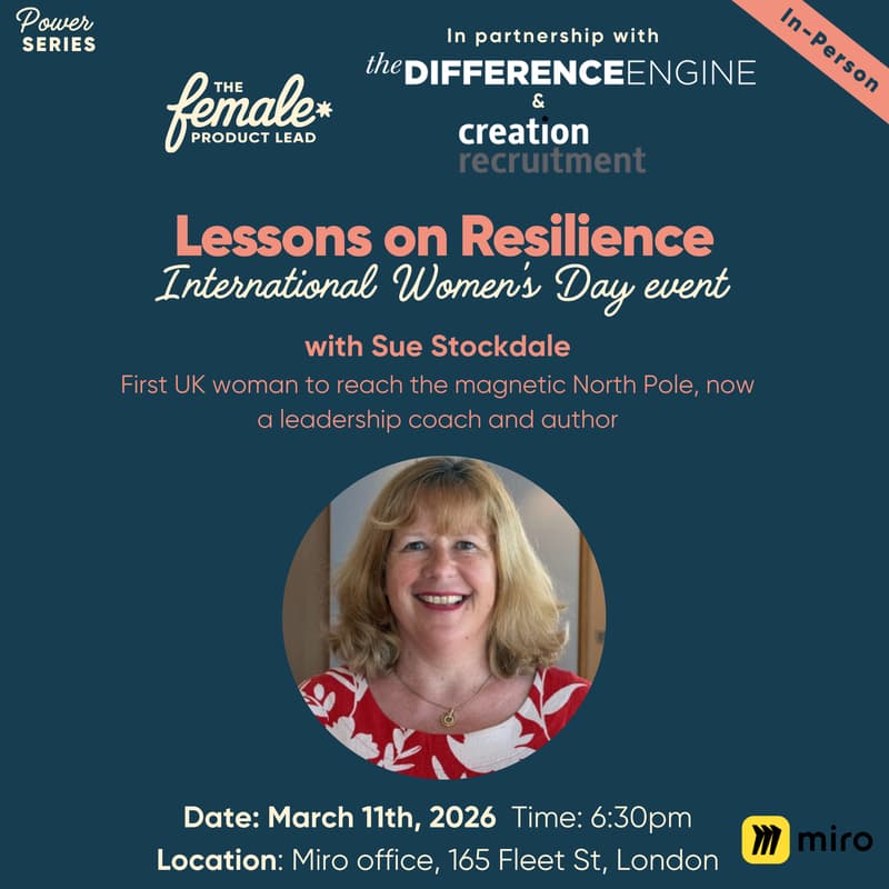 Cover Image for Lessons on Resilience - IWD event