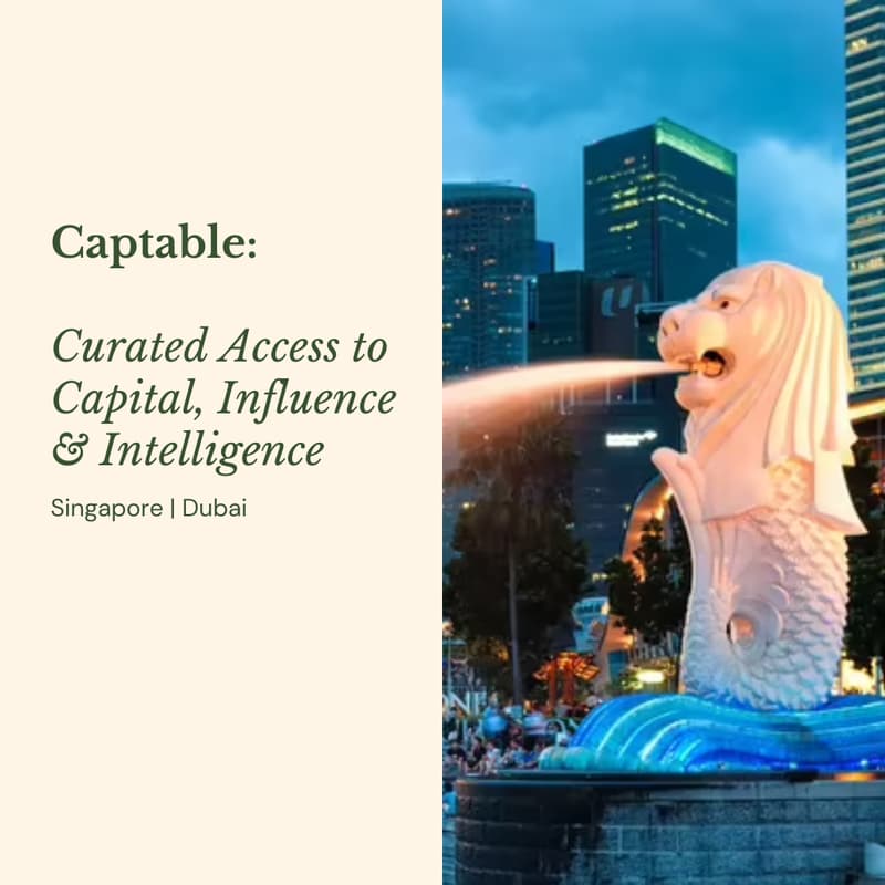 Cover Image for Captable Partners Lunch: Global Mobility - where UHNWIs are living vs doing business.