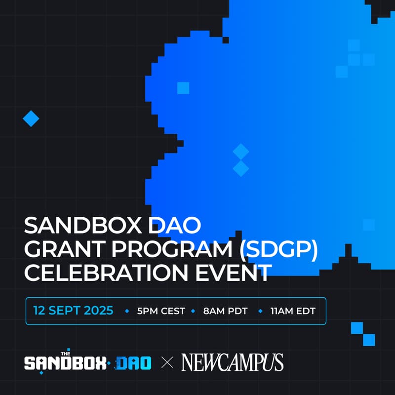 Cover Image for 🪅 Sandbox DAO Grant Program (SDGP) Celebration Event
