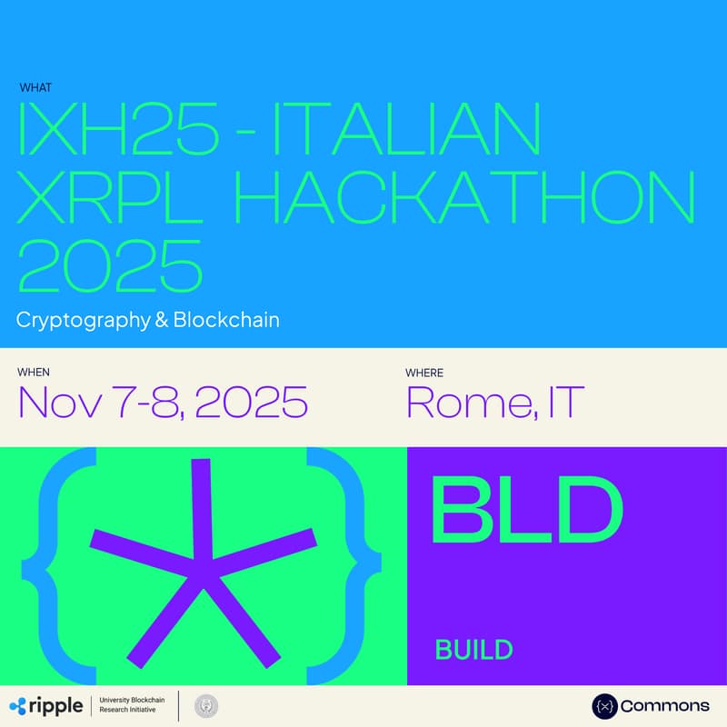 Cover Image for IXH25 Italian XRPL Hackathon
