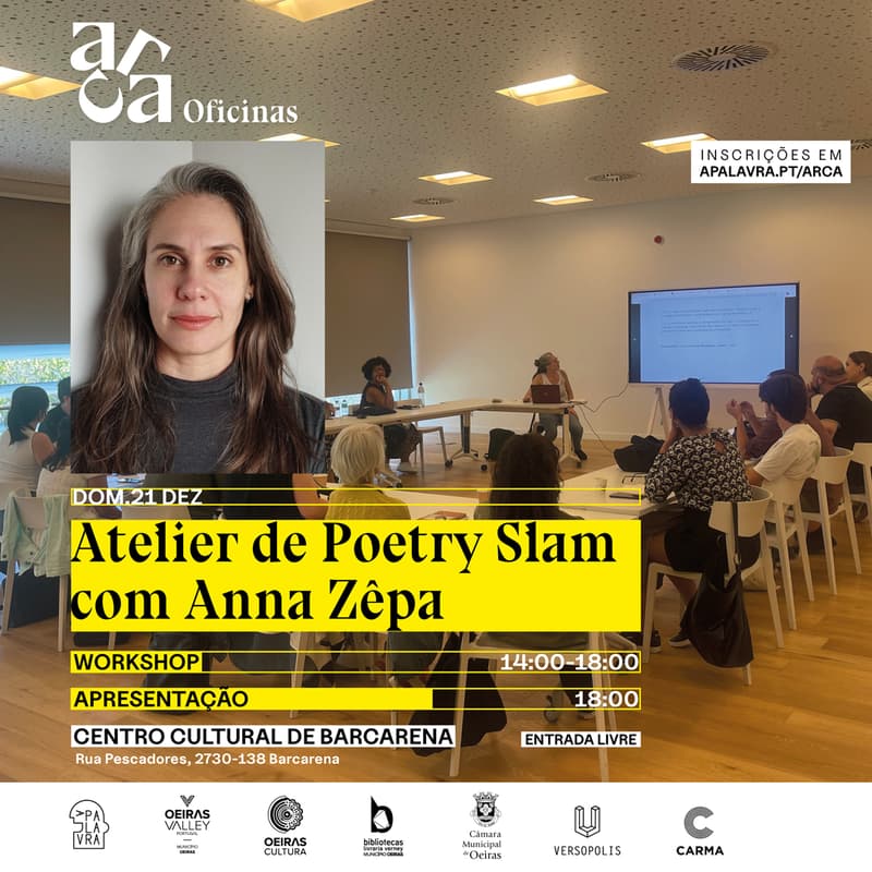 Cover Image for Atelier de Poetry Slam com Anna Zêpa