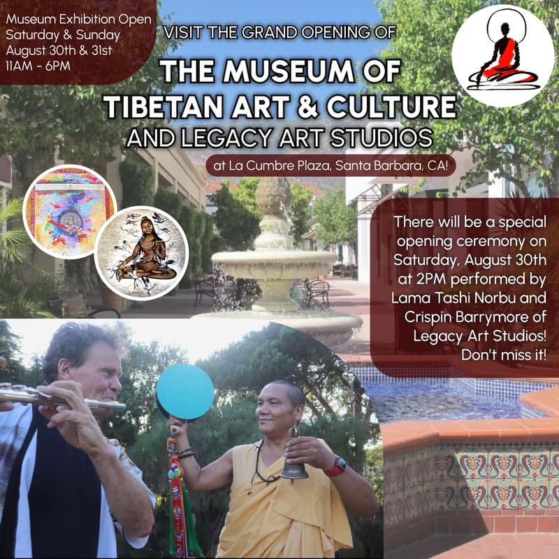 Cover Image for GRAND OPENING: Museum of Tibetan Art & Culture and Legacy Art Studios