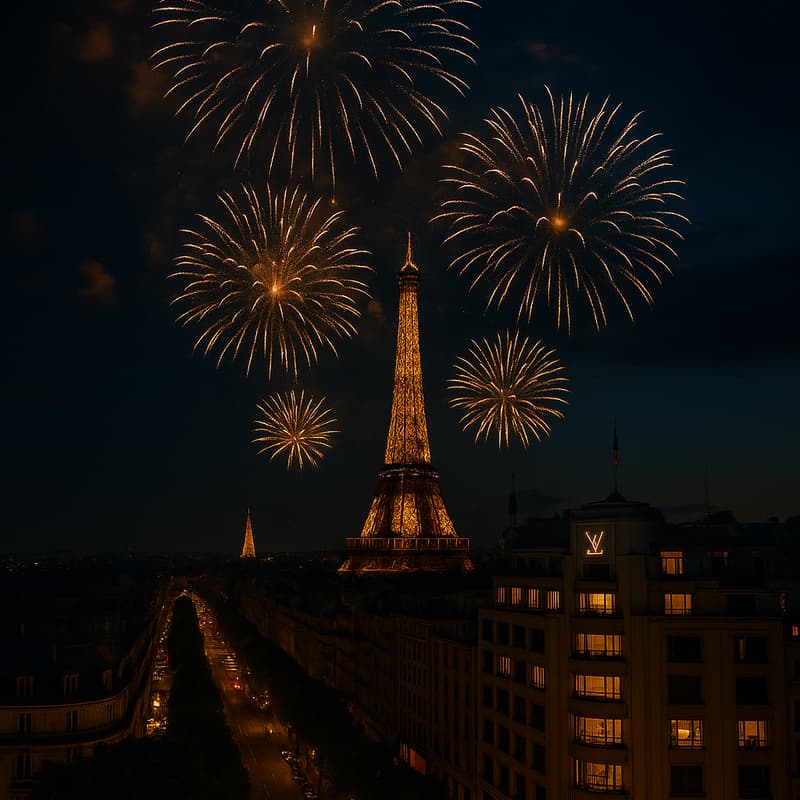 Image de couverture pour Soirée Privée du 14 Juillet — Vue Panoramique sur Paris