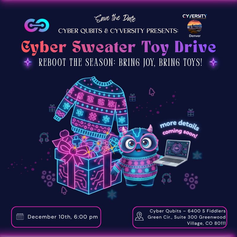 Cover Image for Cyber Sweater Toy Drive