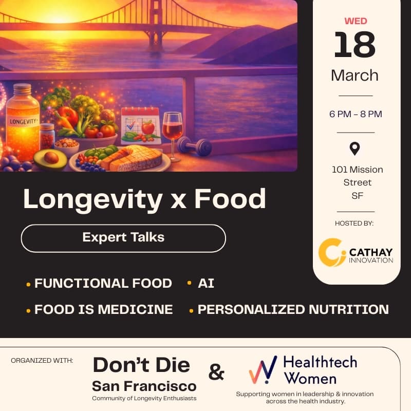 Cover Image for FoodTech for Longevity : Where nutrition science, AI, and food innovation converge to extend healthspan
