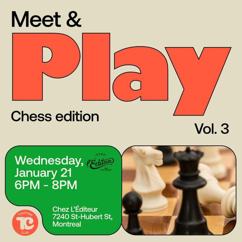 Cover Image for Meet & Play vol. 3 – Chess ♟️