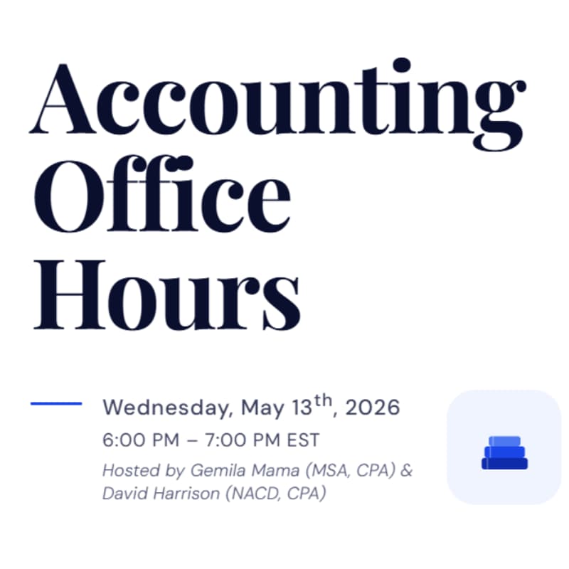 Cover Image for Accounting Office Hours