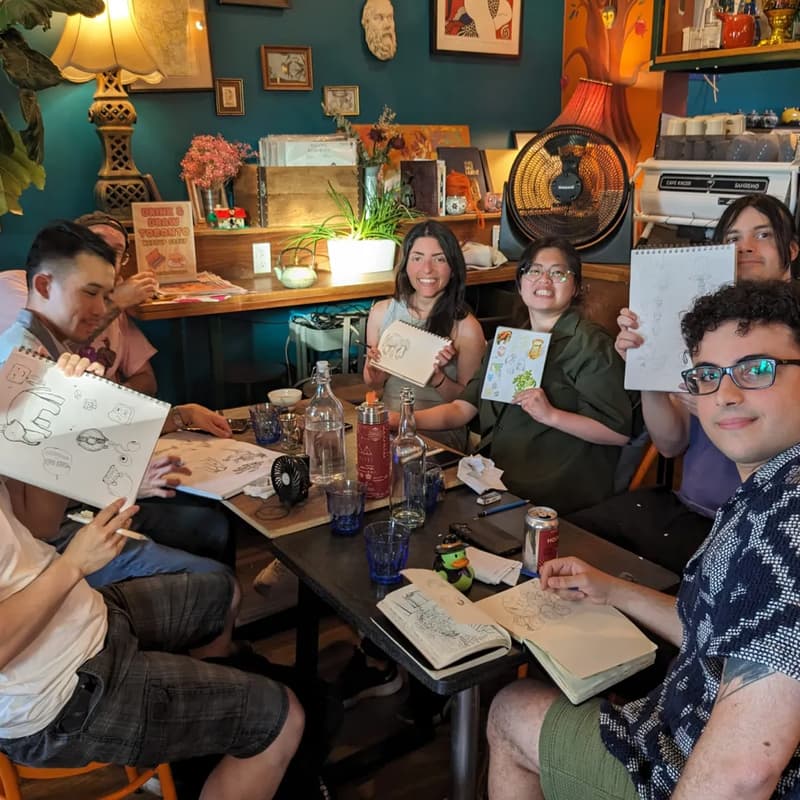 Cover Image for Drink & Draw Toronto #78 Ask a friend ☀️