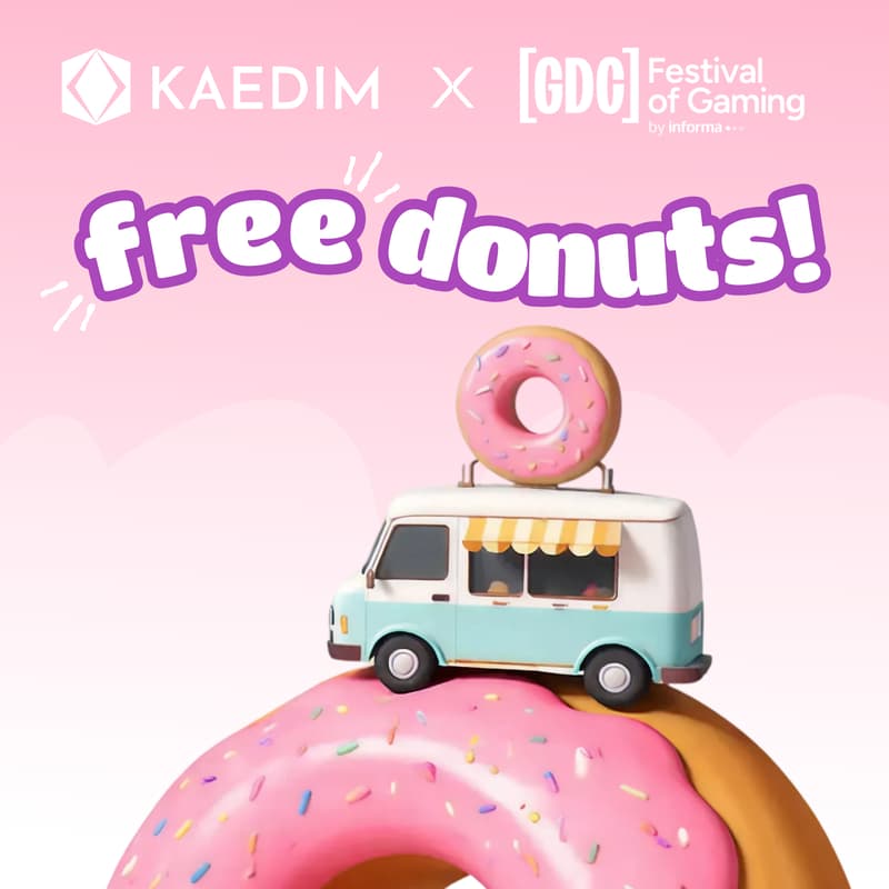Cover Image for Kaedim x GDC: Donut giveaway!!
