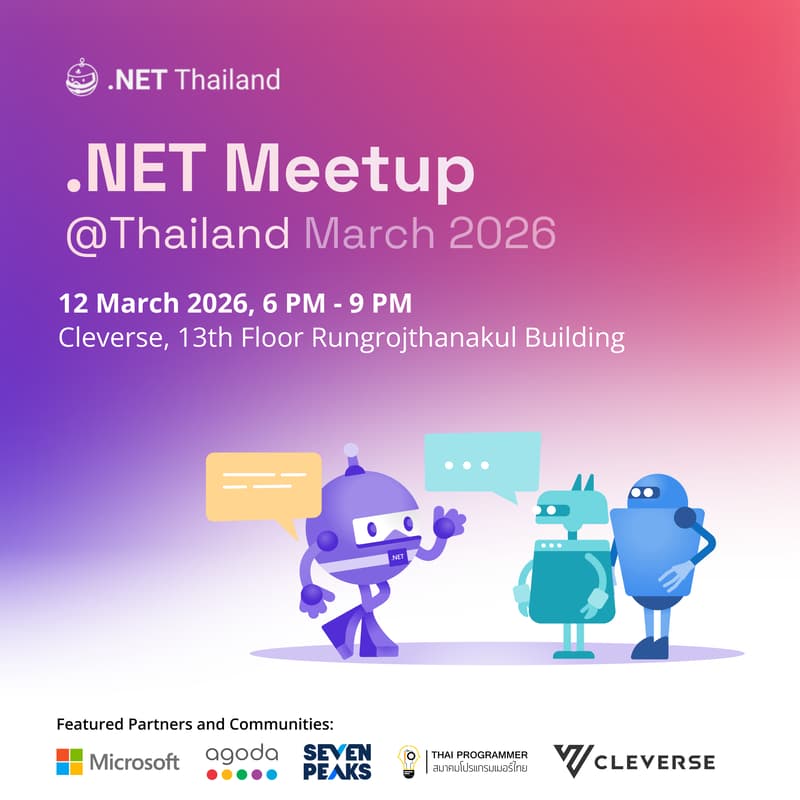 Cover Image for .NET Meetup - March 2026