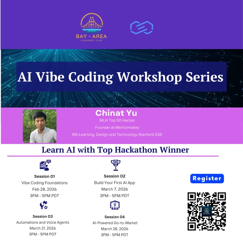 Cover Image for AI Vibe Coding Workshop: The 4-Part Masterclass