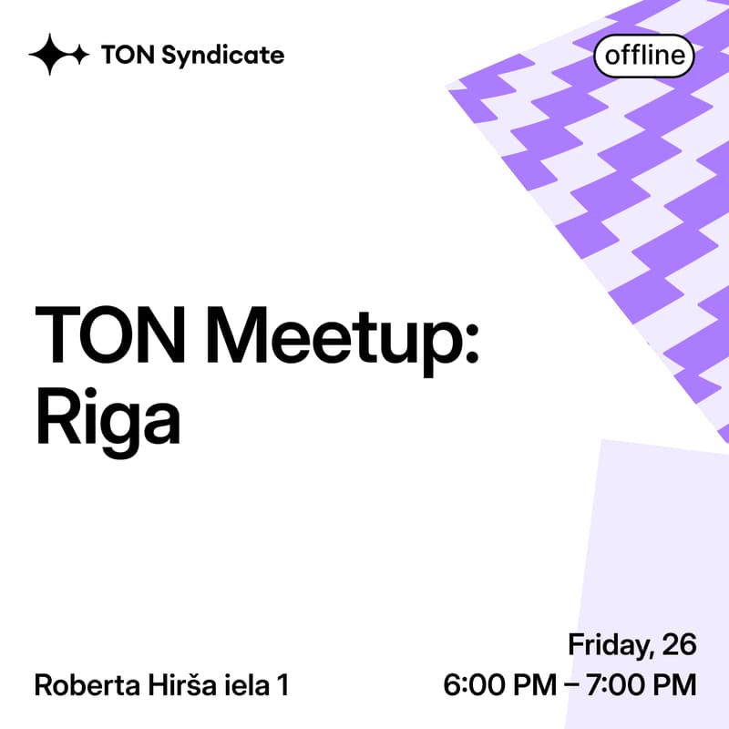 Cover Image for TON Meetup: Riga