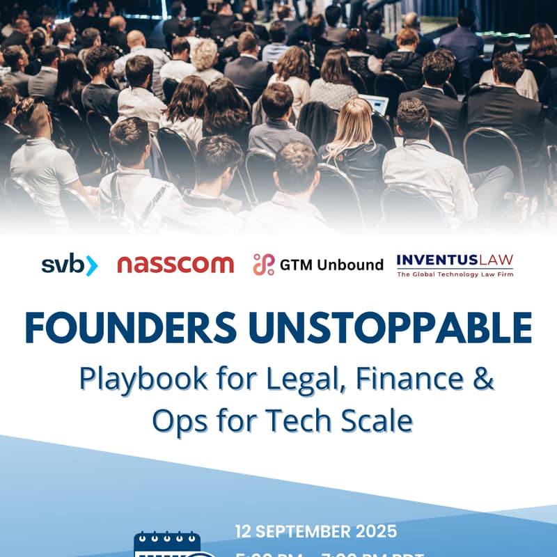 Cover Image for Founders Unstoppable: Playbook for Legal, Finance & Ops for Tech Scale