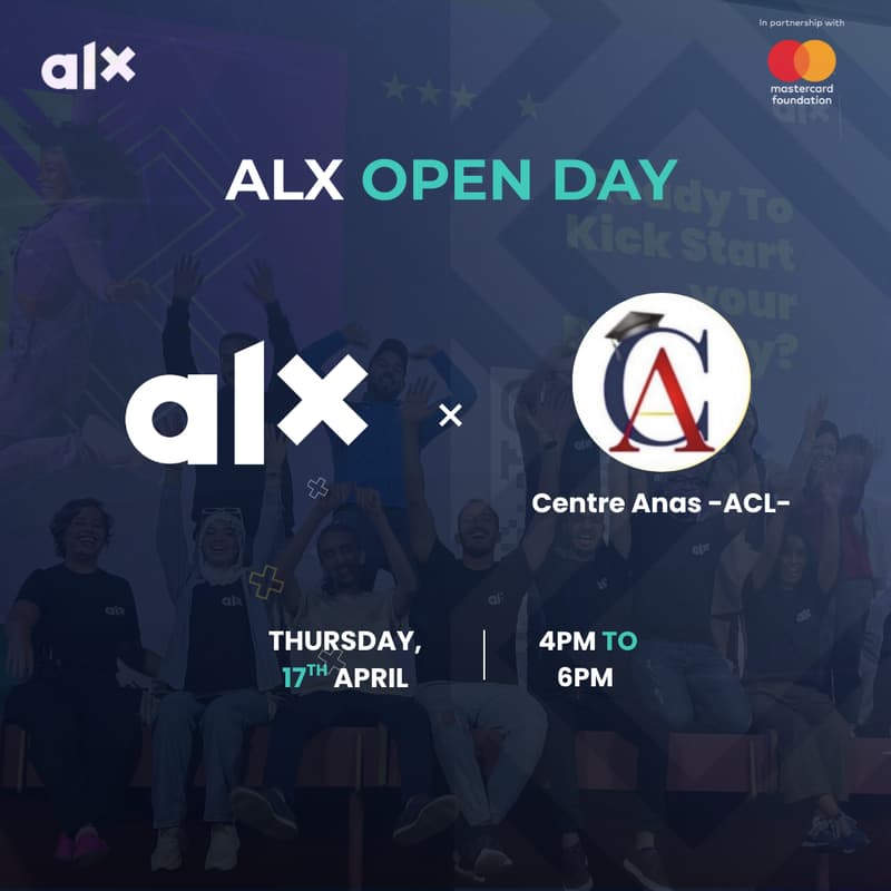 Cover Image for πβ¨ Step Into Your Future with ALX x Centre Anas -ACL-! β¨π