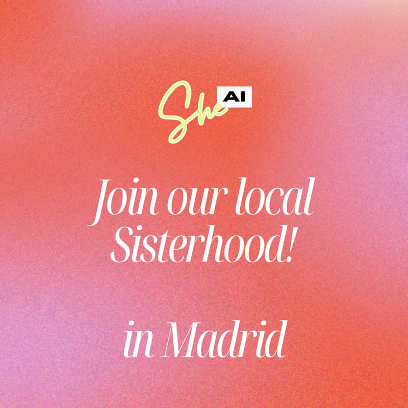 Cover Image for UPDATED SheAI Madrid: Coffee, Laptops & AI Playground @ La Casa Encendida