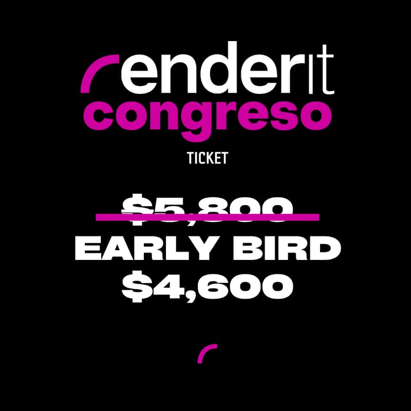 Cover Image for Early Bird / Renderit Congreso - Ticket