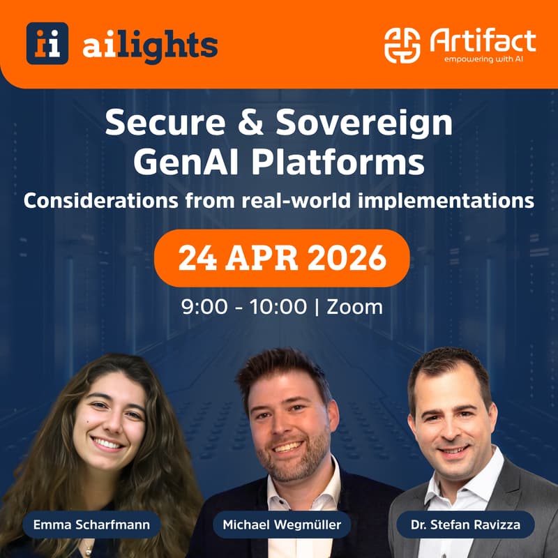 Cover Image for aiLights - Secure & Sovereign GenAI Platforms - Considerations from real-world implementations | Artifact