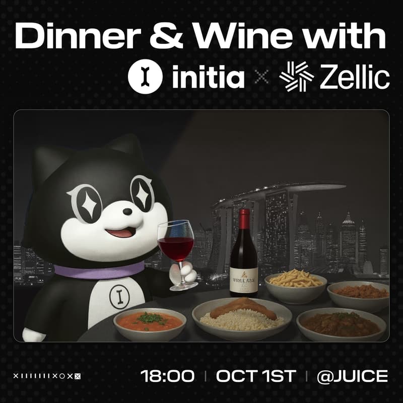 Cover Image for Dinner & Wine w/ Zellic & Initia