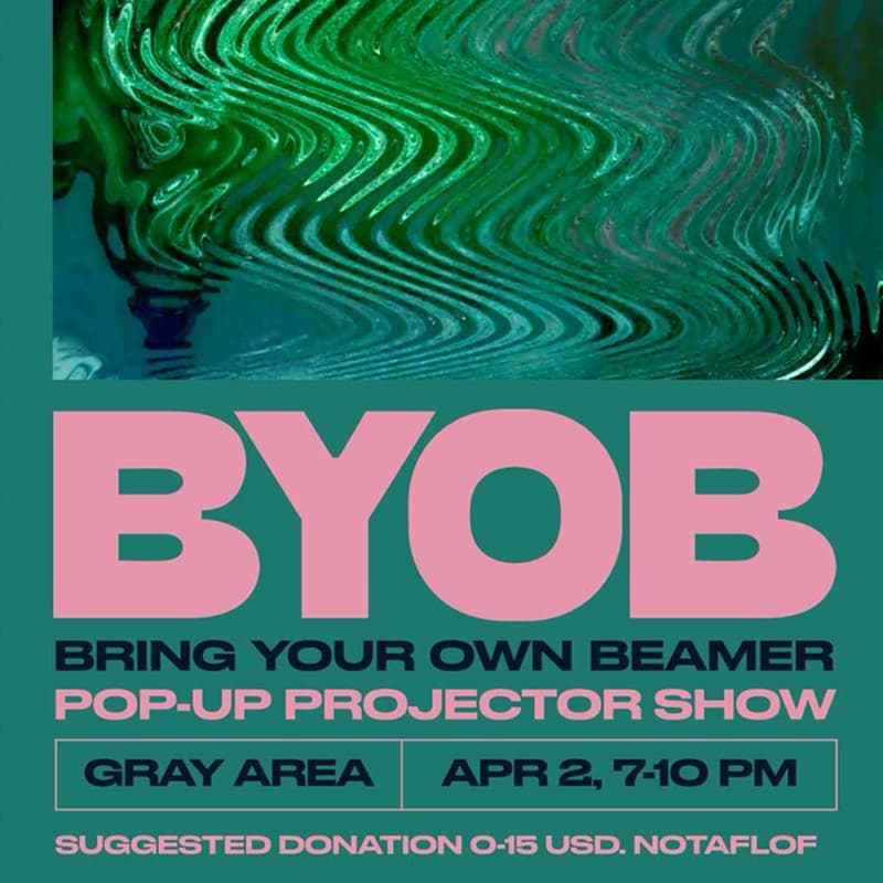 Cover Image for BYOB (Bring Your Own Beamer) Pop-Up Projector Show