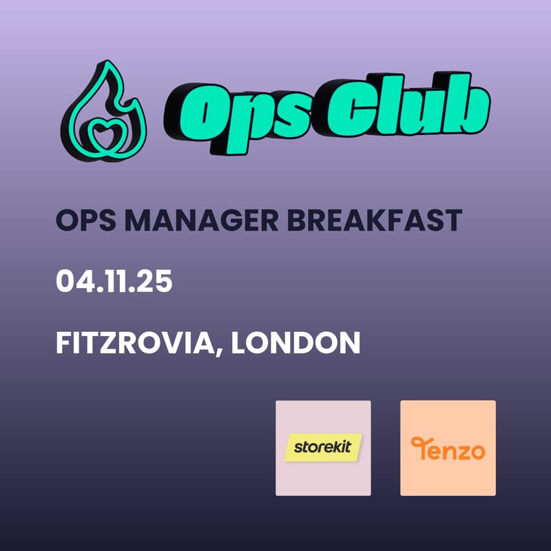 Cover Image for Ops Manager Breakfast (London Edition ✨)