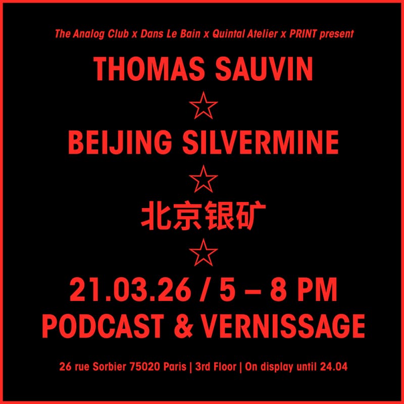 Cover Image for Thomas Sauvin presents Beijing Silvermine | Live Podcast and Projection