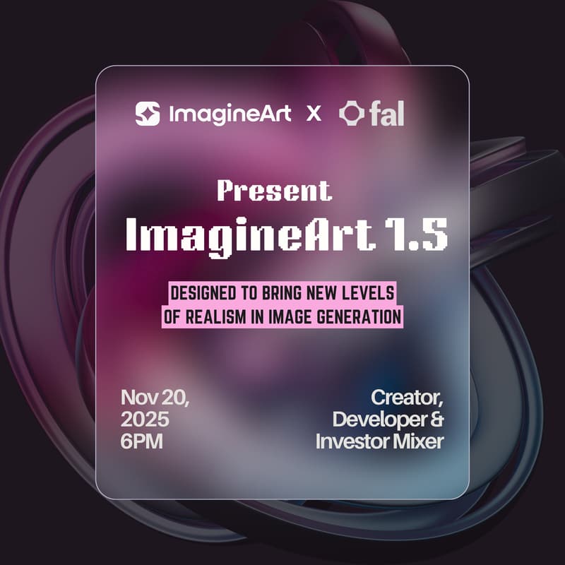Cover Image for ImagineArt × Fal Present: The New Real - Launching ImagineArt 1.5