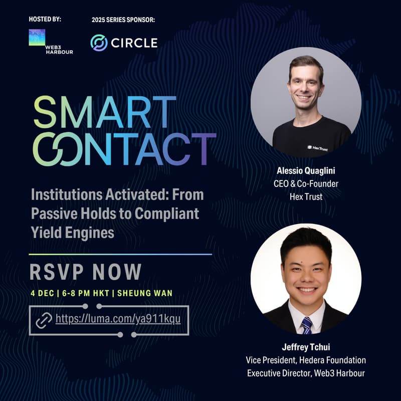 Cover Image for SMART CONTACT: From Passive Holds to Compliant Yield Engines - How Institutions Win in Web3