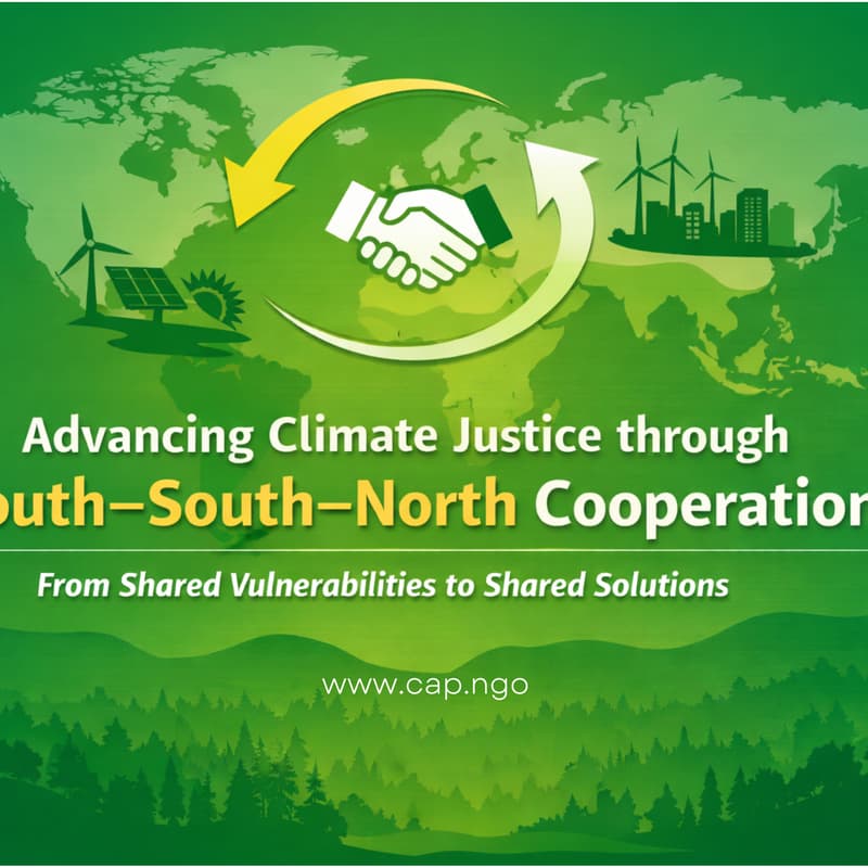 Cover Image for “Advancing Climate Justice through South–South–North Cooperation: From Shared Vulnerabilities to Shared Solutions”