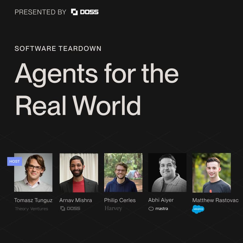 Cover Image for Software Teardown: Agents for the Real World