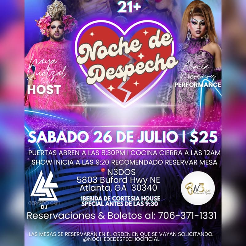 Foto de portada de Noche de Despecho