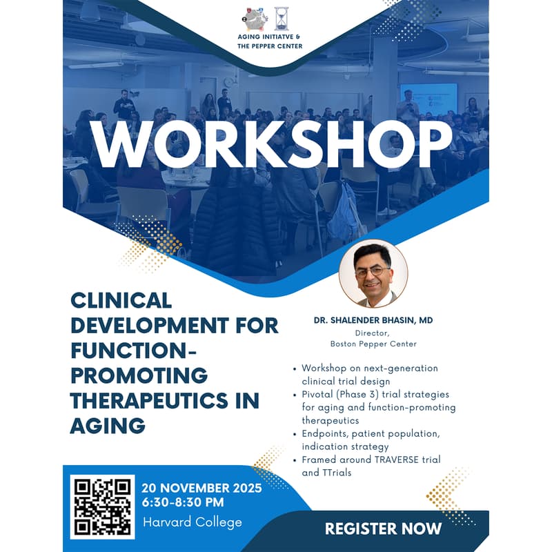 Cover Image for Workshop on Designing Clinical Trials for Age-Related Functional Decline