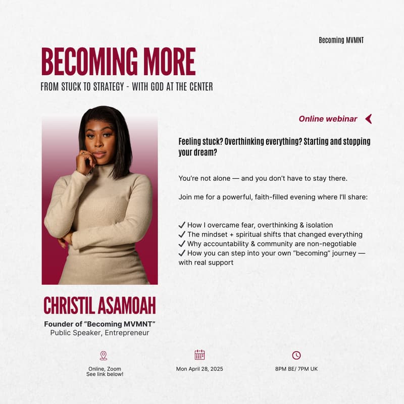 Cover Image for Becoming More: From Stuck to Strategy with God at the Center
