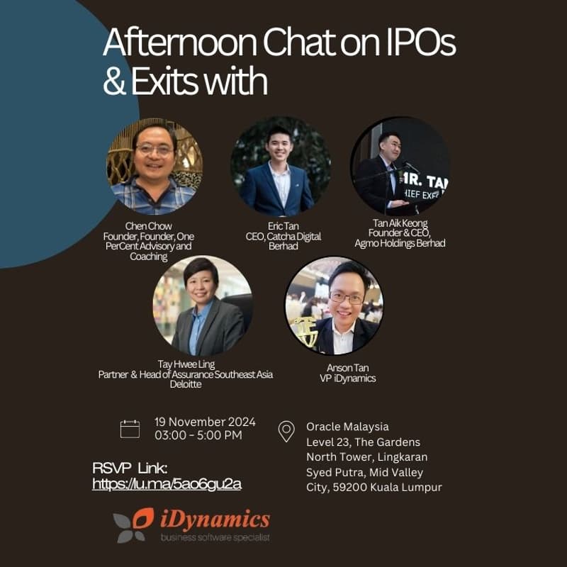 Cover Image for Afternoon chat on IPO & Exits