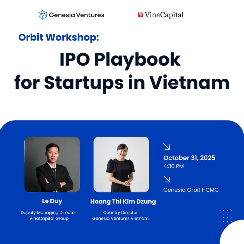 Cover Image for Orbit Workshop: IPO Playbook for Startup in Vietnam