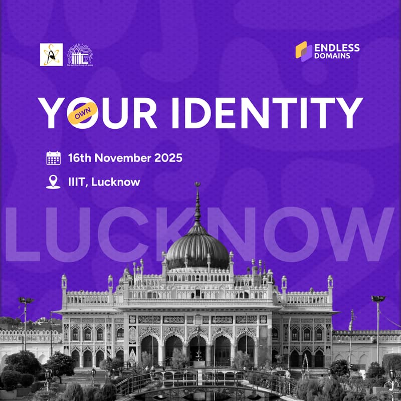 Cover Image for Own Your Identity Tour @ IIIT Lucknow