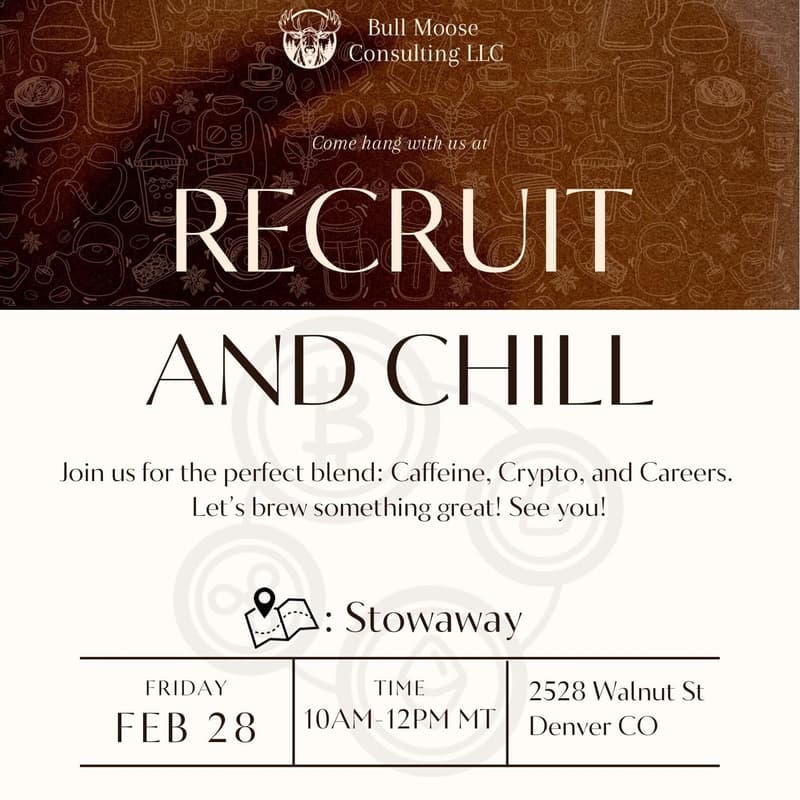 Cover Image for Recruit and Chill @ Eth Denver ☕️