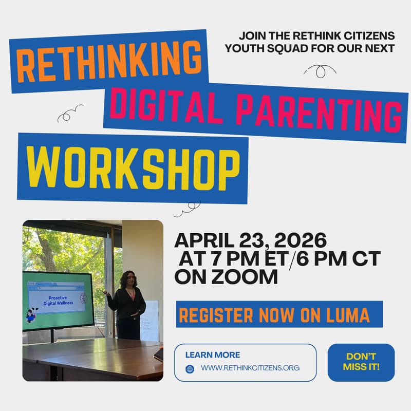 Cover Image for Virtual Nationwide ReThinking Digital Parenting Workshop