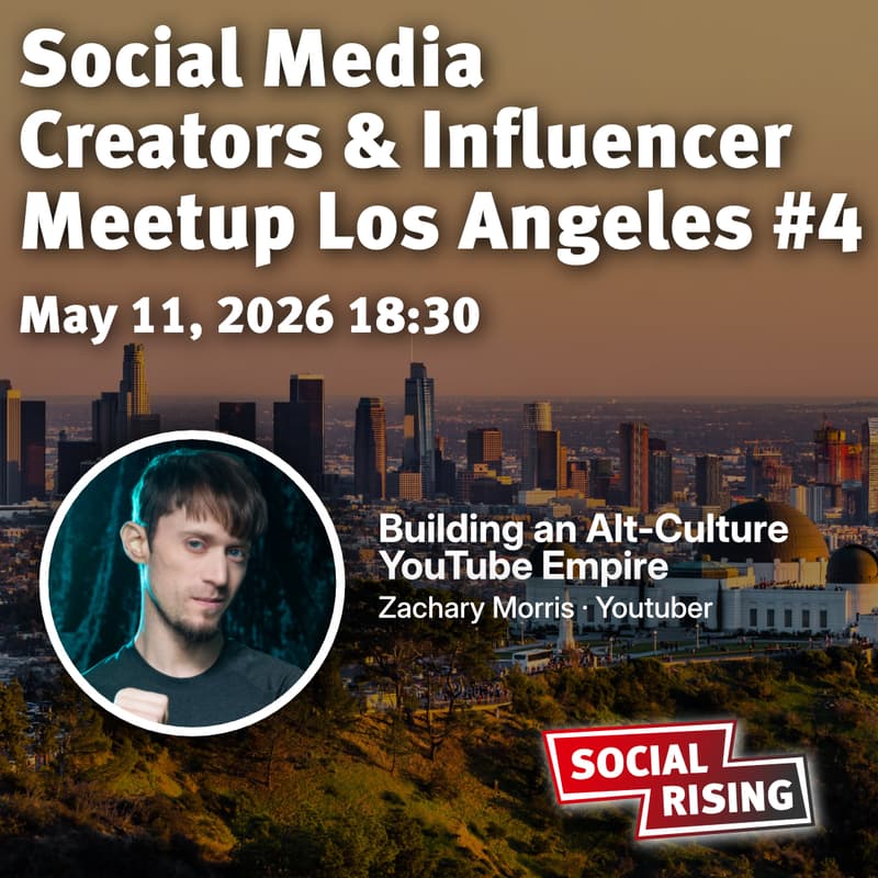 Cover Image for Social Media Creators & Influencers Meetup Los Angeles #4