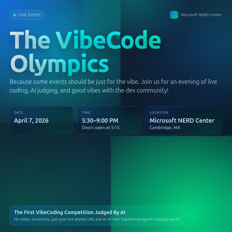 Cover Image for The VibeCode Olympics