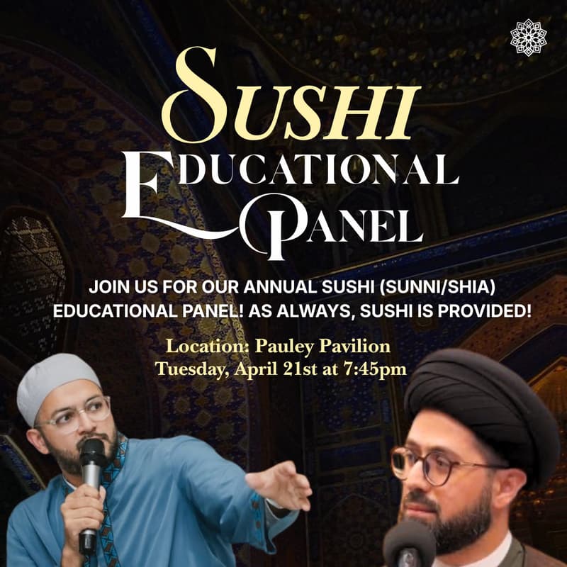 Cover Image for UCLA MSA Sunni-Shia (SuShi) Unity Event