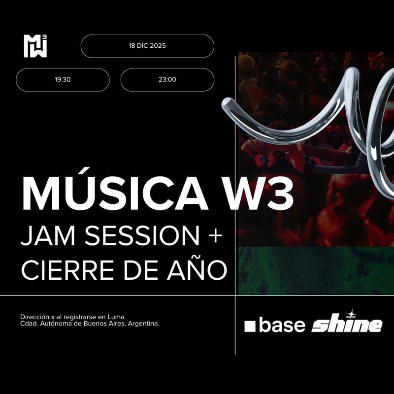 Cover Image for MusicaW3 Jam Session + Cierre de año