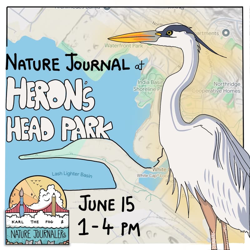 Cover Image for Nature Journaling @Heron’s Head Park, San Francisco